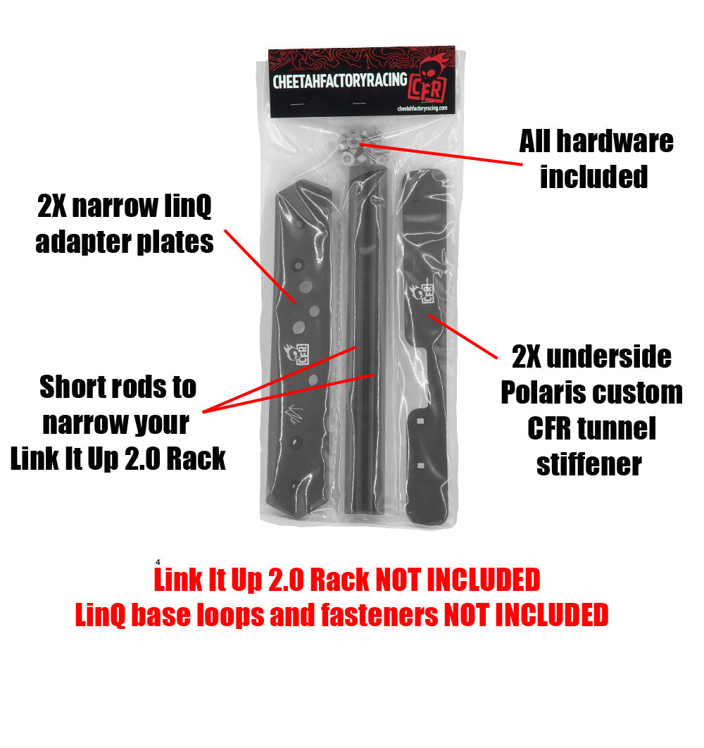 Polaris 15" Narrow Link It Up 2.0 Rack Kit - Cheetah Factory Racing