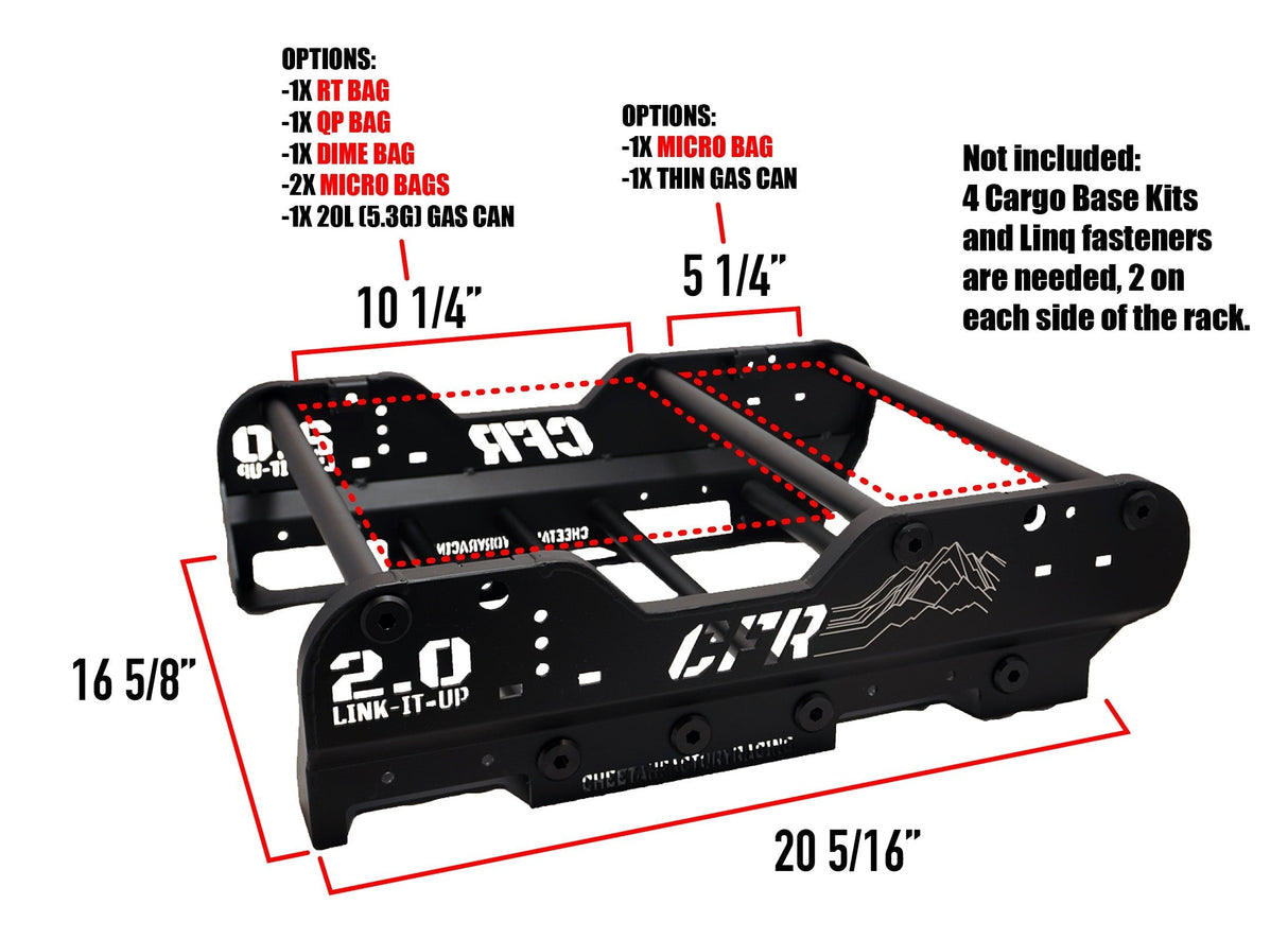 Link-it-Up 2.0 Snowmobile Rack