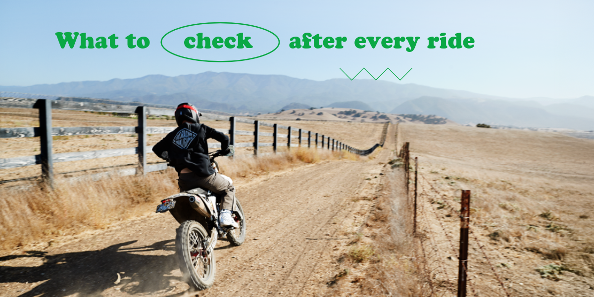 What to Check After Every Ride (And What Can Wait)
