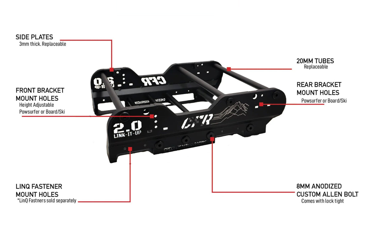 Snomobile Rack Link-it-Up 2.0 Snowmobile Rack – Revolution Powersports